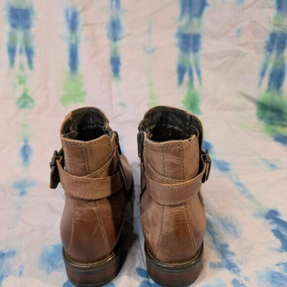 Biotime Brown Leather Cara Boot Women Size 37 - Picture 4 of 7